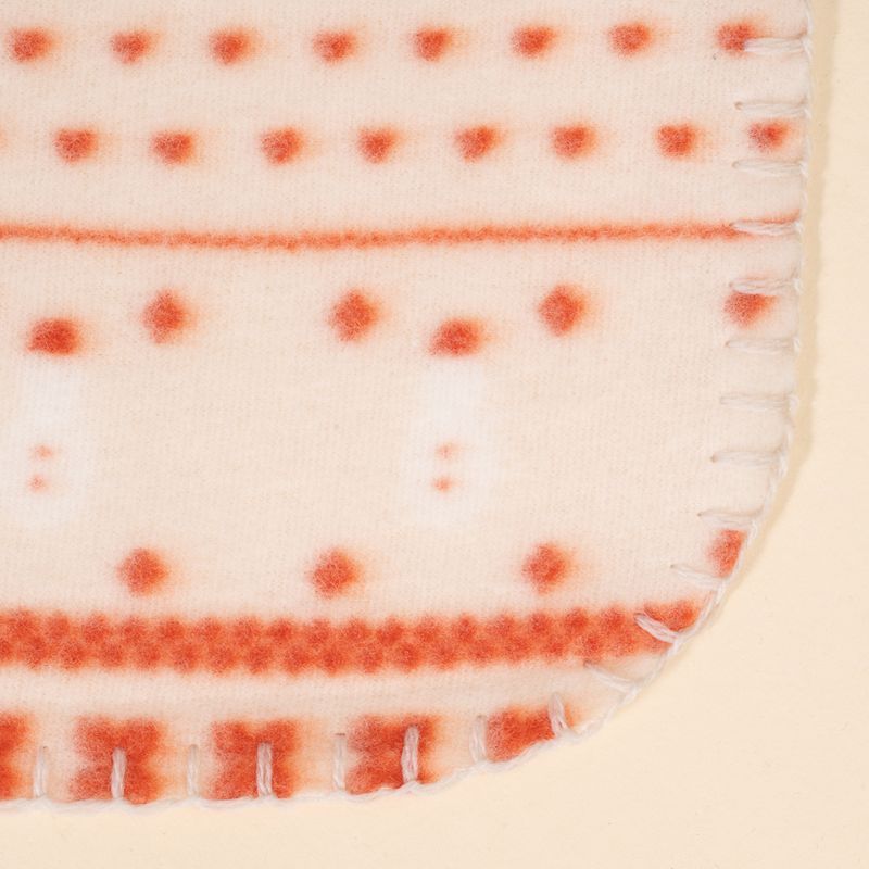 TIAKI Cosy Blanket with Nordic Winter Pattern Size S: 100 x 70 cm (L x W)