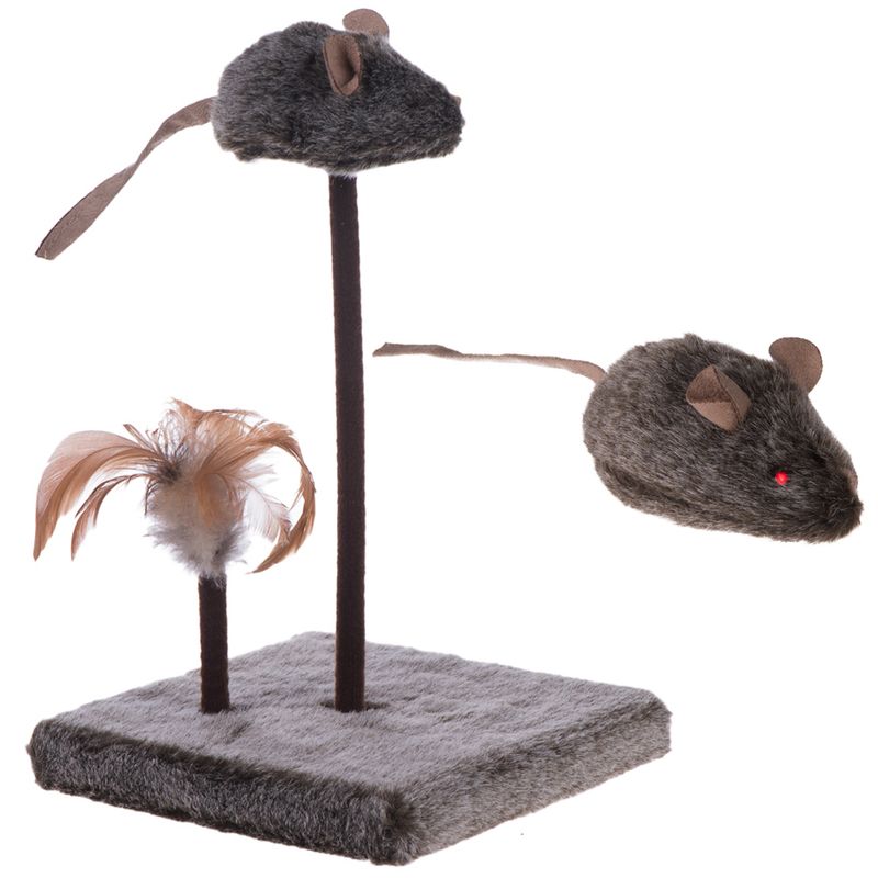 Wild Mouse Cat Toy Set with Sounds & LEDs 2 Piece Set