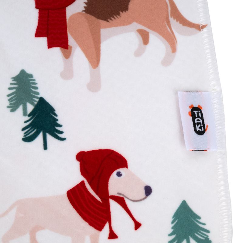 TIAKI Fun Winter Blanket for Dogs Set: Blanket for Dogs & Dog Pawrents
