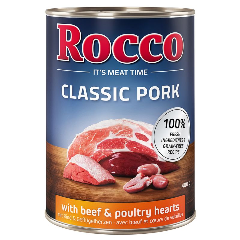 Rocco Classic Pork Saver Pack 24 x 400g Mixed Pack (6 Varieties)