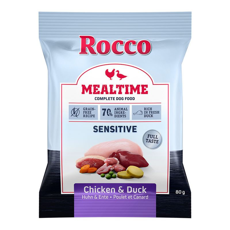 Rocco Mealtime Sensitive - Chicken & Duck 80g