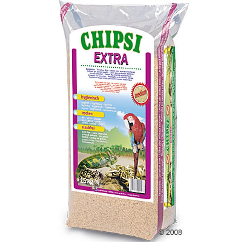 Chipsi Extra Beechwood Chips 15kg Medium-Grain