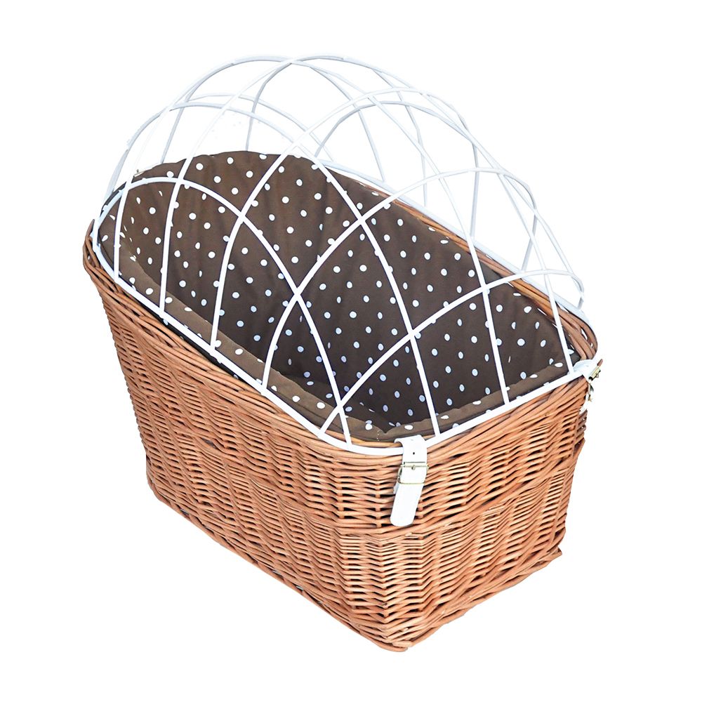 Aumüller Bicycle Basket with Protective Wire for Luggage Rack 56 x 36 x 50 cm (L x W x H)