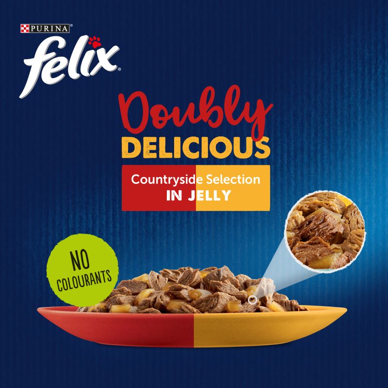 Felix As Good As It Looks Pouches In Jelly 88 x 85g Meat Menus