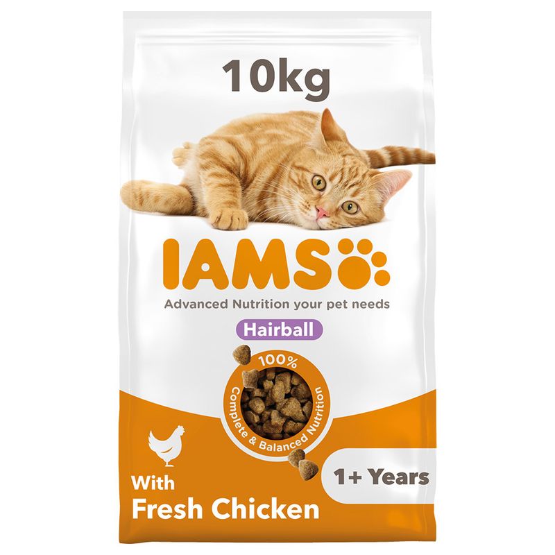 IAMS Advanced Nutrition Hairball with Chicken 3kg