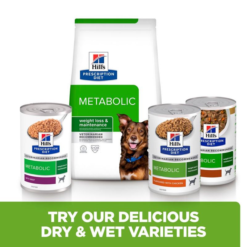 Hill's Prescription Diet Canine Metabolic - Beef 12 x 370g