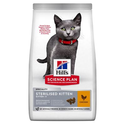 Hill’s Science Plan Sterilised Kitten Chicken 1.5kg
