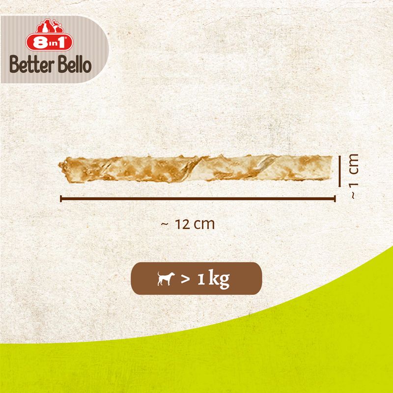 8in1 Better Bello Chicken Twisted Sticks 10 Sticks (60 g)