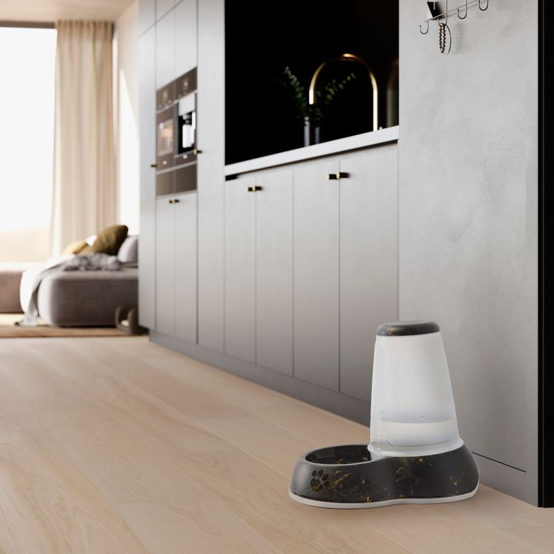 Savic Loop Food Dispenser Black & Gold