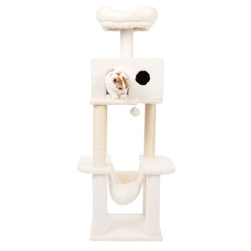 La Digue II Cat Tree Wool White