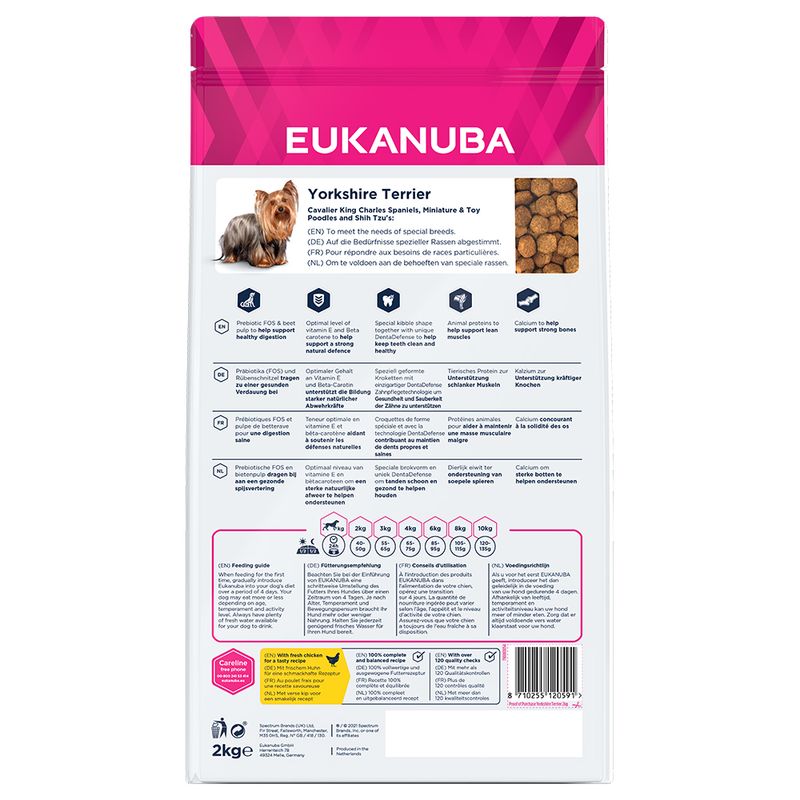 Eukanuba Yorkshire Terrier Adult 2kg