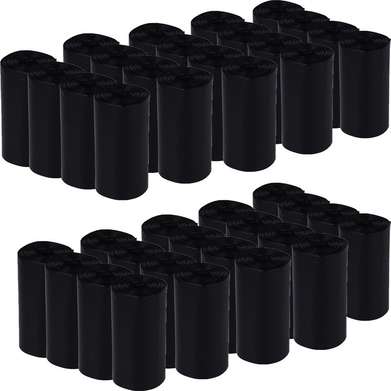 Dog Poop Bags - Black 4 Rolls (20 bags per roll)