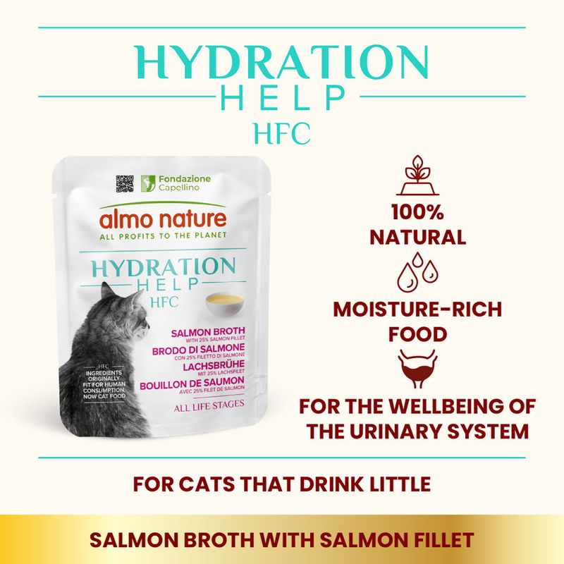 Almo Nature HFC Hydration Help Saver Pack 24 x 50g Goat's Milk