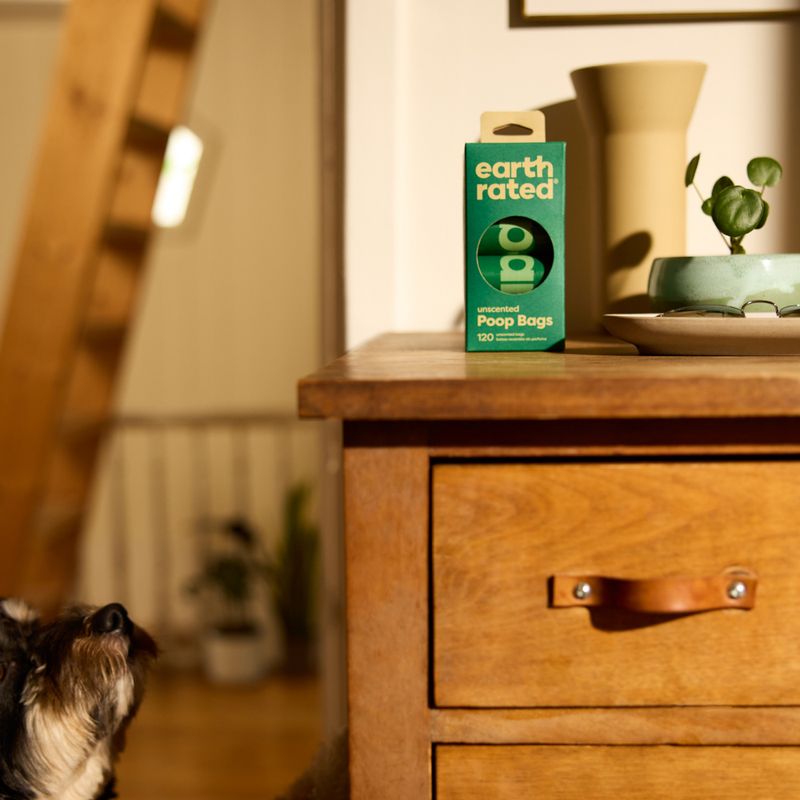 Earth Rated Dog Waste Bag Rolls 8 rolls of 15 bags, lavender (120 bags)