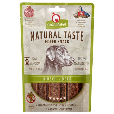 GranataPet Natural Taste Edler Snack 3 x venison (90 g)