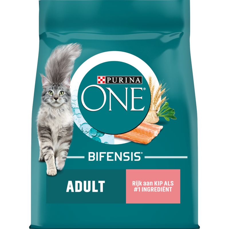 PURINA ONE Adult Salmon & Whole Grains Dry Cat Food 9.75kg