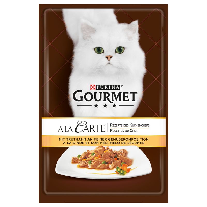 Gourmet A la Carte Saver Pack 26 x 85g Turkey & Vegetables