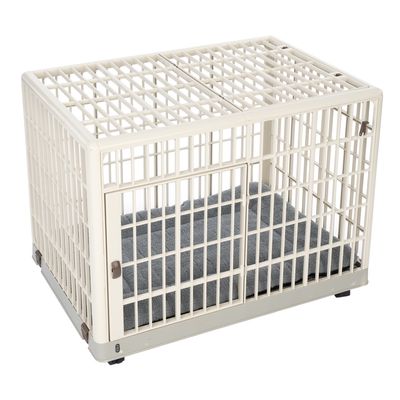 TIAKI Indoor Pet Crate with Cushion Size S: 64.5 x 50 x 56 cm (L x W x H)