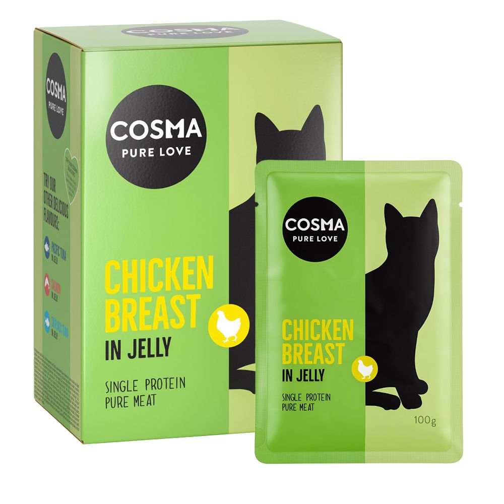 Cosma Original Pouches in Jelly 6 x 100g Mixed Pack (4 Varieties)