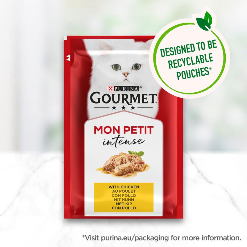 Gourmet Mon Petit 6 x 50g Tuna, Salmon, Trout