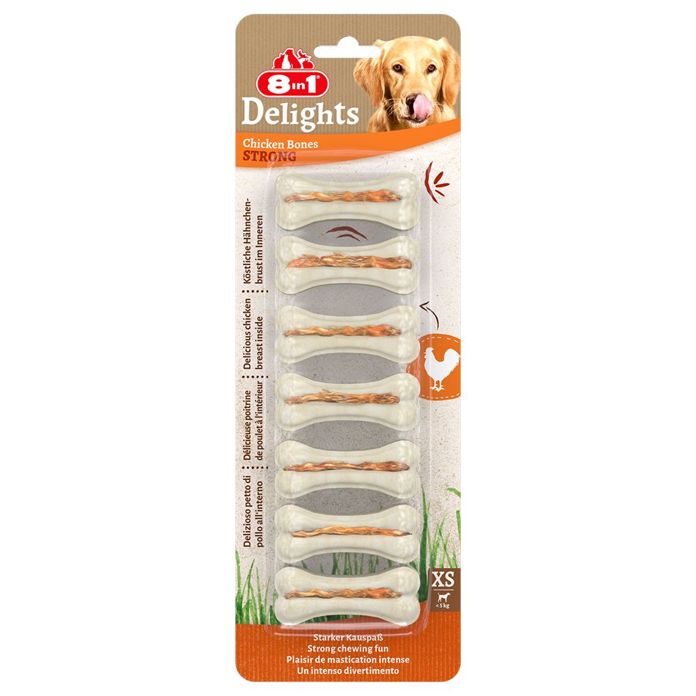 8in1 Delights Strong Bones XS (7 Bones)