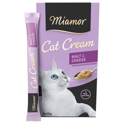 Miamor Cat Snack Malt-Cream & Cheese 6 x 15g