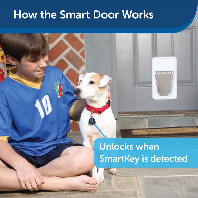 PetSafe® SmartDoor Electronic Pet Flap White