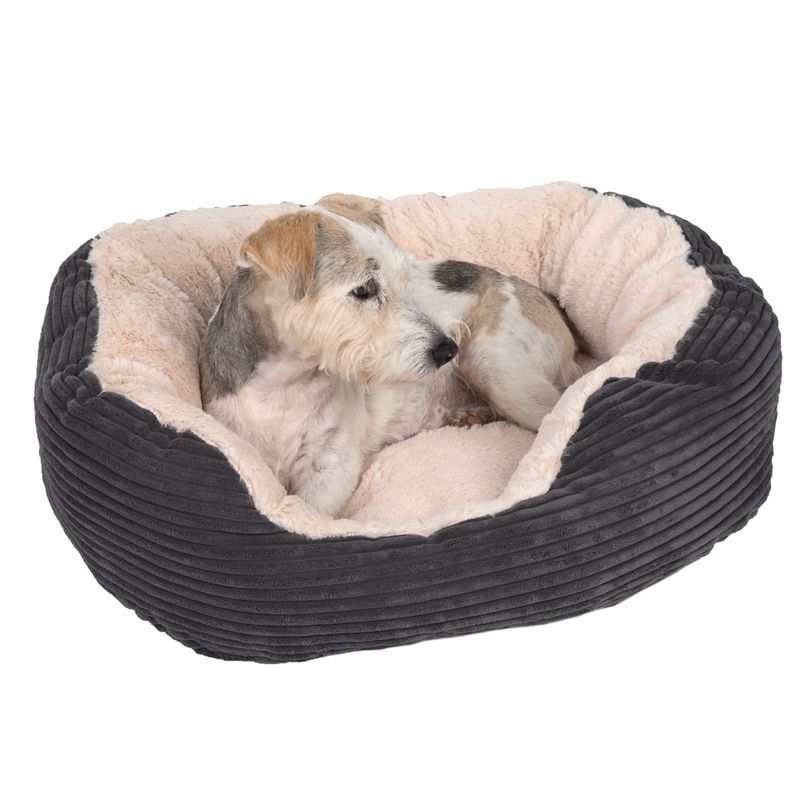 Cosy Cord cuddly bed 51 x 43 x 15 cm (L x W x H)