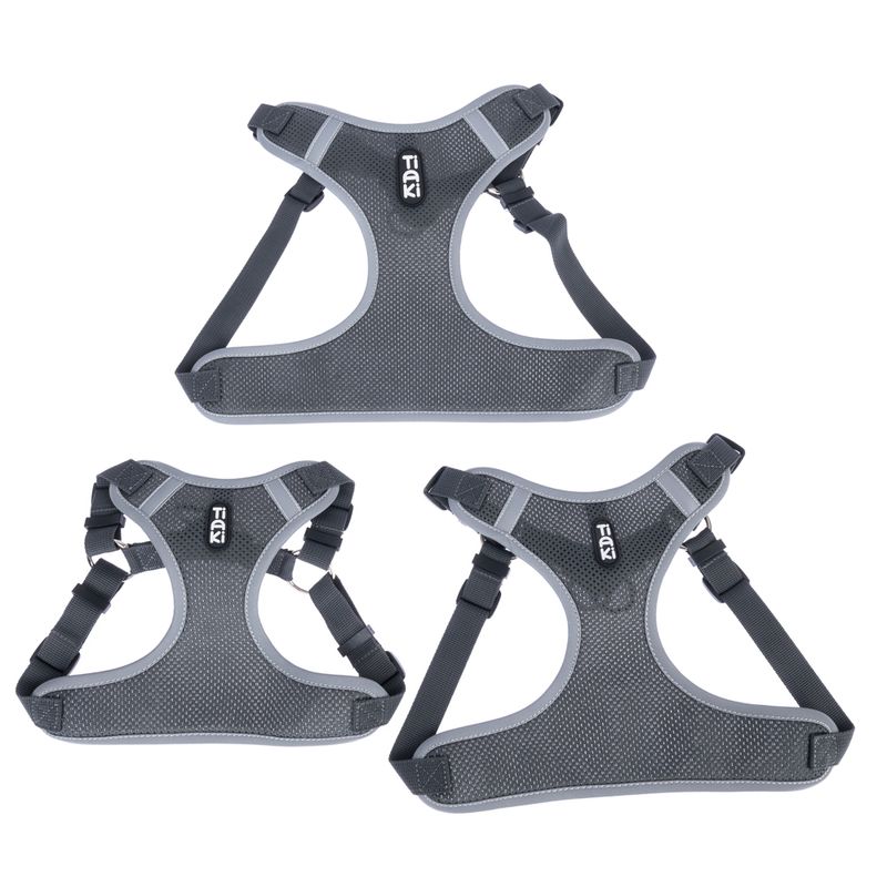 TIAKI Grey Harness Size XS: approx. 38 - 54 cm Chest Circumference