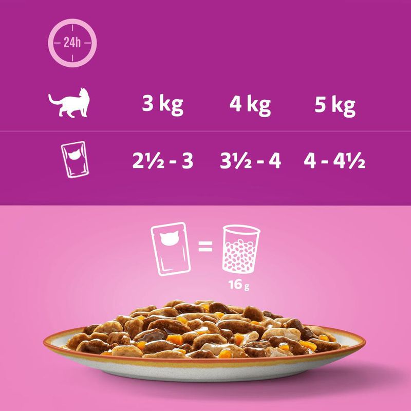 Whiskas Tasty Mix Pouches 48 x 85g Chef's Choice in Sauce