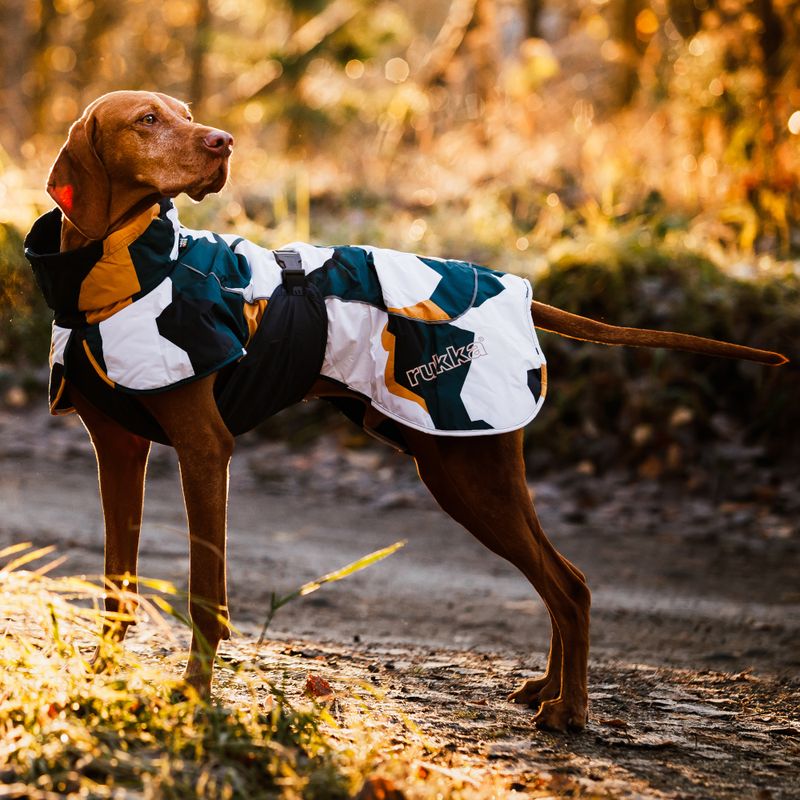 Rukka® Stormy Dog Coat - Camouflage approx. 43cm back length (Size 40)