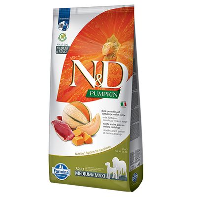Farmina N&D Medium/Maxi Pumpkin, Duck & Cantaloupe Melon 12kg