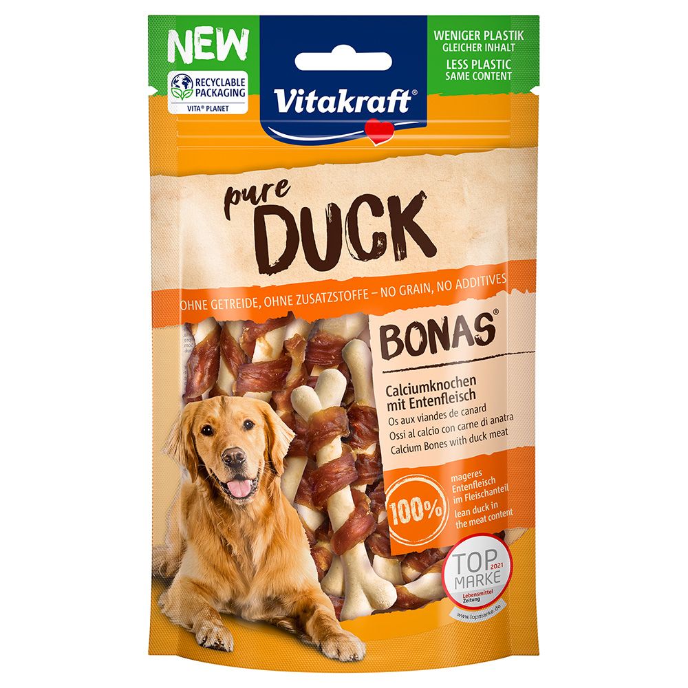 Vitakraft Pure Duck Bonas Calcium Bones with Duck 80g