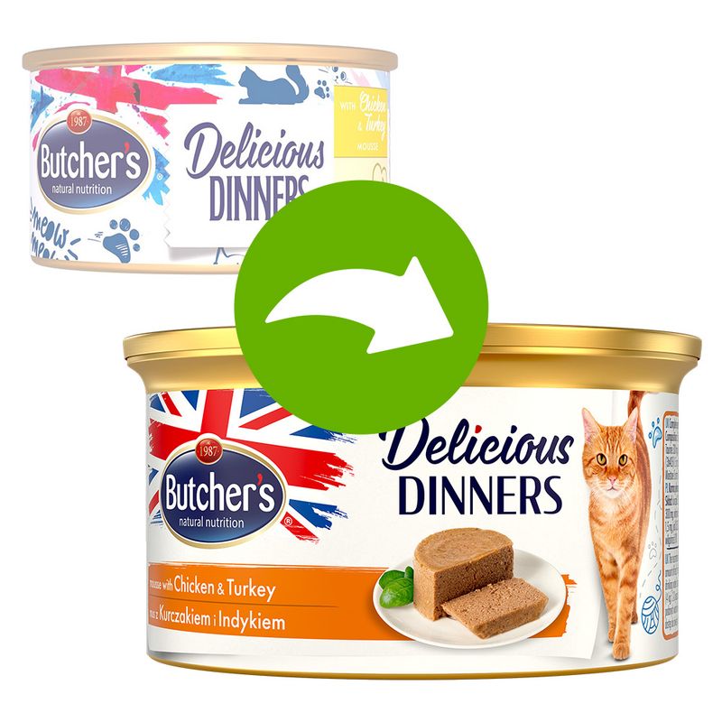 Butcher's Delicious Dinners 24 x 85g Chicken & Turkey