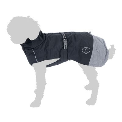 Nomad Tales Bloom Dog Coat - Black approx. 30cm Back Length