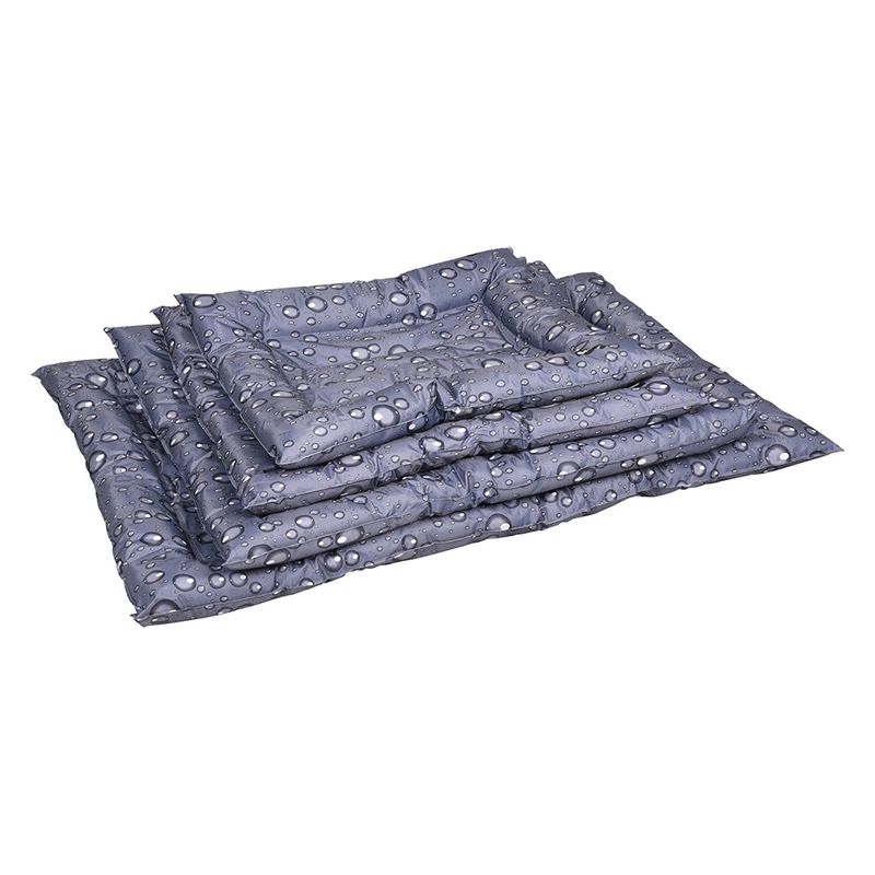 Flamingo Cooling Bed Fresk Drop Grey Size S: 66 x 56 cm (L x W)