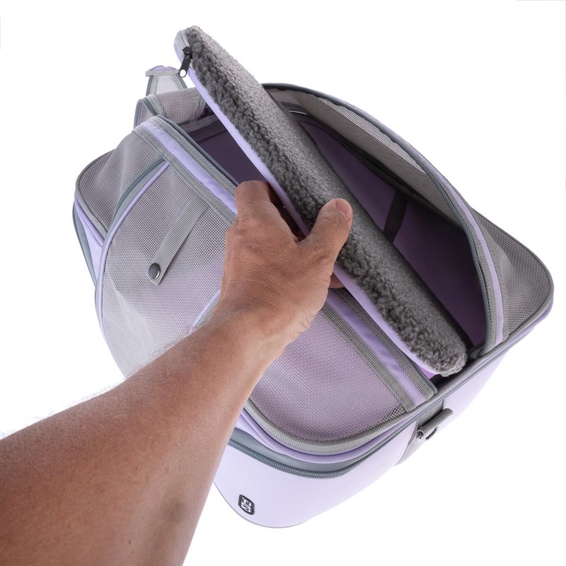 TIAKI Lavender Pet Carrier 46 x 36 x 35 cm (L x W x H)