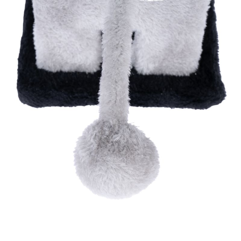 TIAKI mouse scratching post for cats grey / black