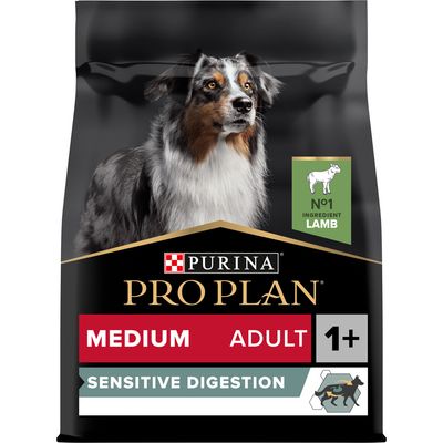 PURINA PRO PLAN Medium Adult Lamb & Rice Sensitive Digestion 3kg