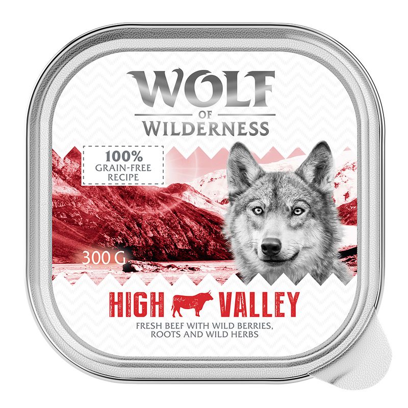 Wolf of Wilderness Adult Saver Pack 24 x 300g High Valley - Beef