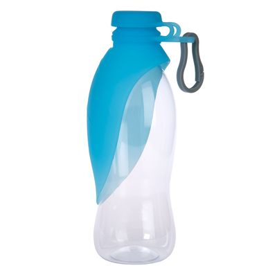 Smartpet Travel Drinking Bottle 500ml, blue