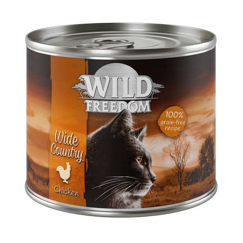 Wild Freedom Adult Saver Pack 12 x 200g Mixed Pack I (Chicken, Pollock, Lamb, Rabbit, Game)