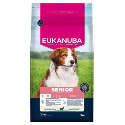 Eukanuba Premium Nutrition Senior Small & Medium Breed Lamb & Rice 12kg