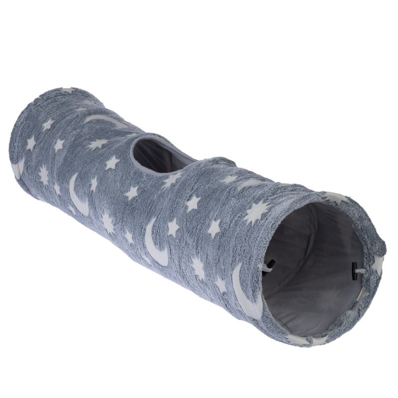 TIAKI Glow-in-the-Dark Star Cat Tunnel diameter 25 x (L) 100 cm
