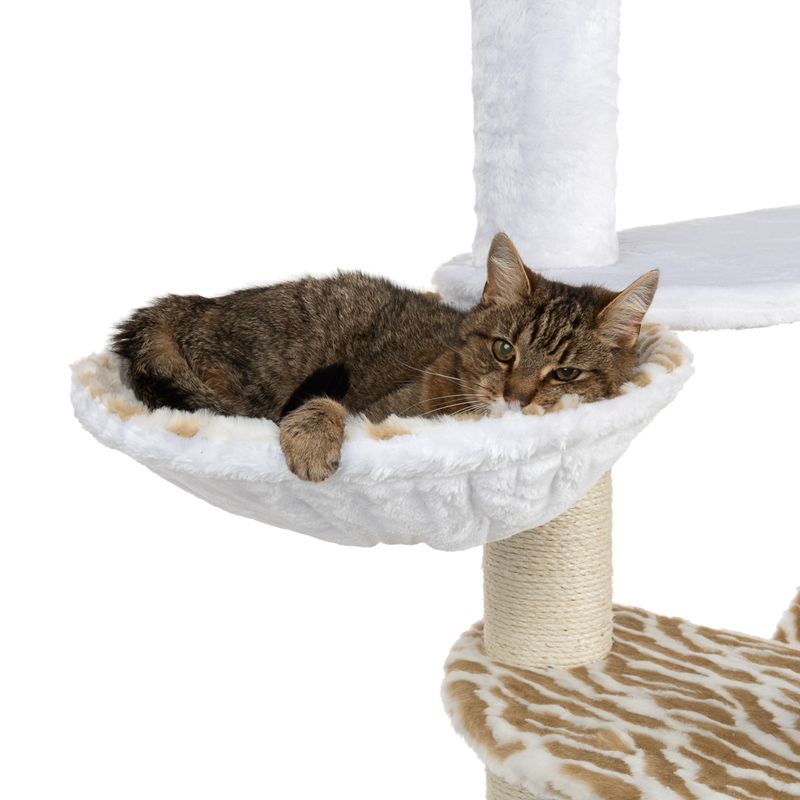 White Tiger XXL Cat Tree White (2 packages)