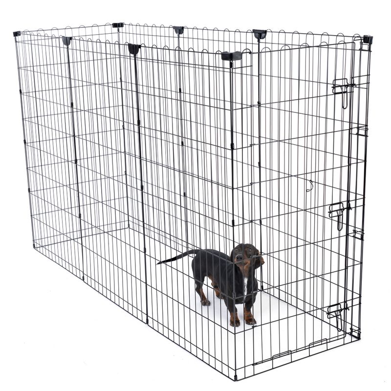 TIAKI High Metal Puppy Pen 8 panels each 61 x 106cm (W x H)