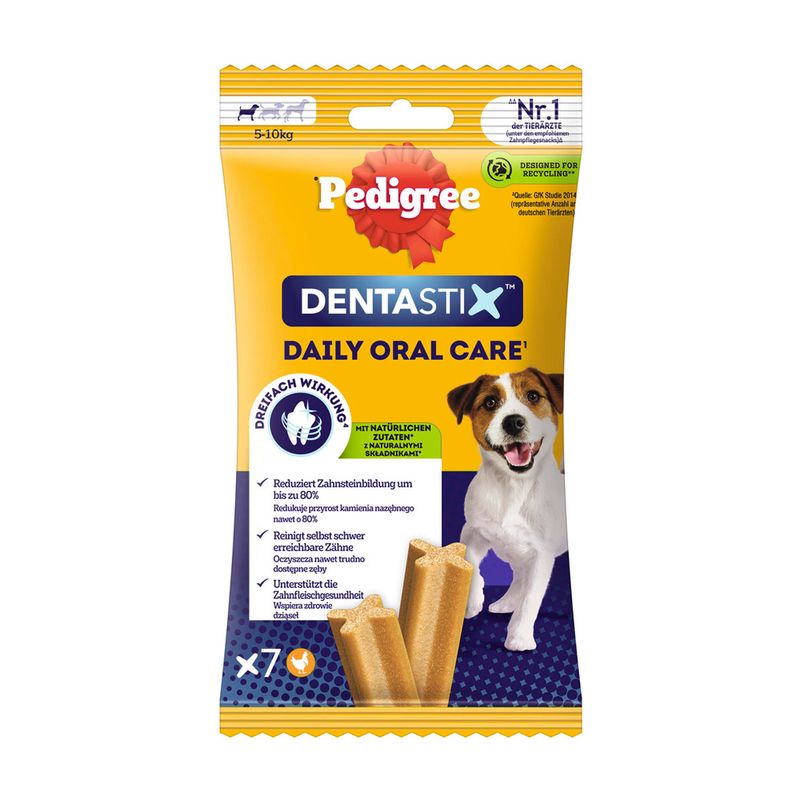 Pedigree Dentastix - Daily Oral Care for Small Dogs (5-10kg) 7 Sticks