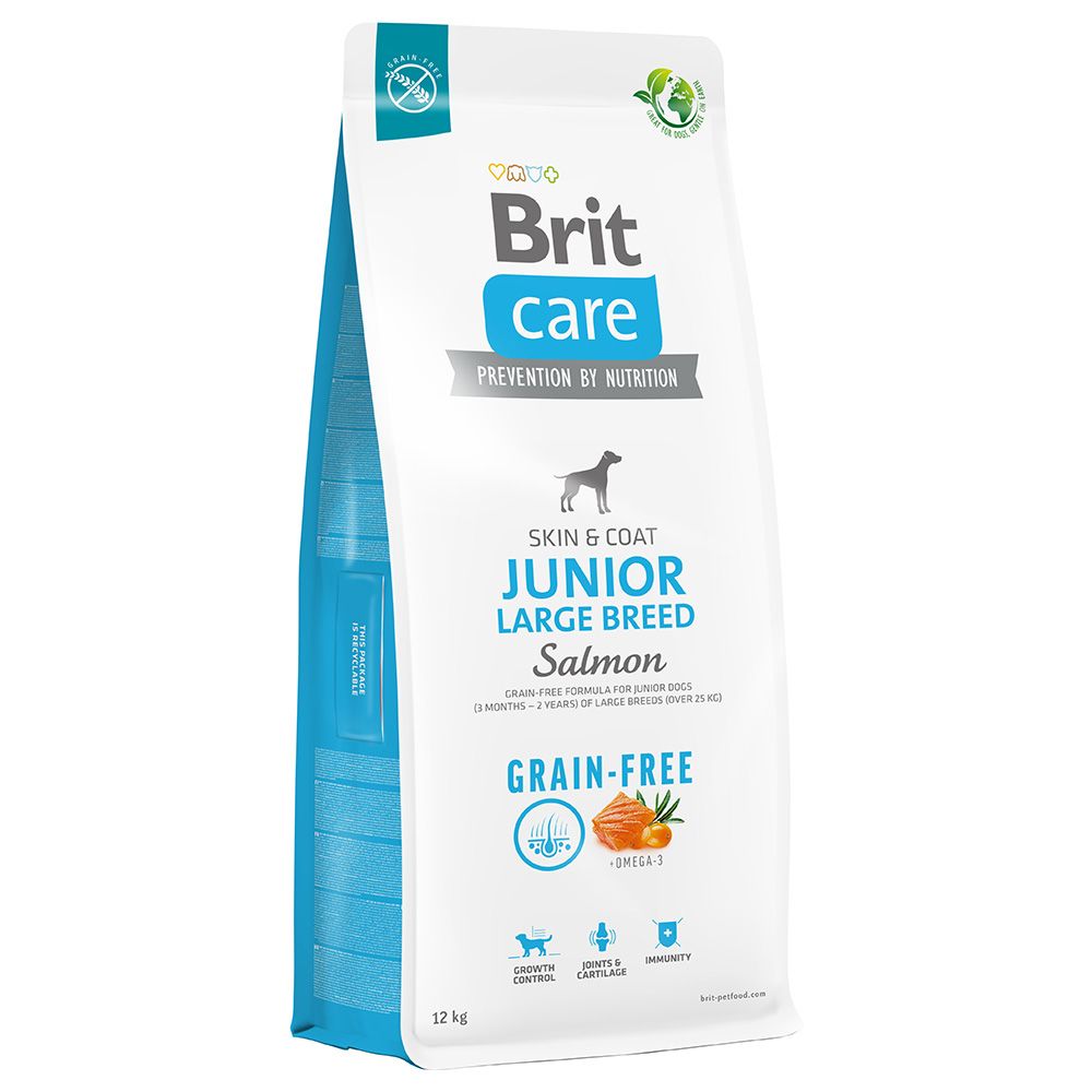 Brit Care Grain-Free Junior Large Breed Salmon & Potato 12kg