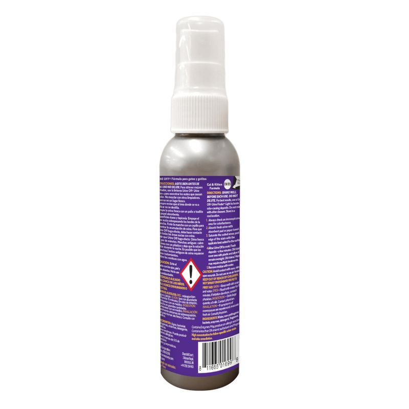 Urine Off odor and stain remover for cats 118 ml