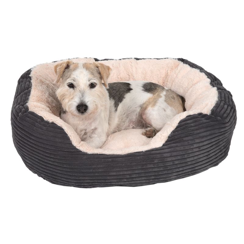 Cosy Cord cuddly bed 51 x 43 x 15 cm (L x W x H)